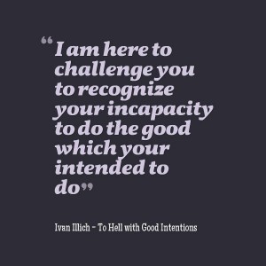 Moving along on the do-gooder journey