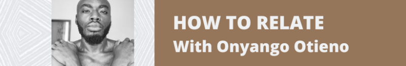 How to relate (Part I)